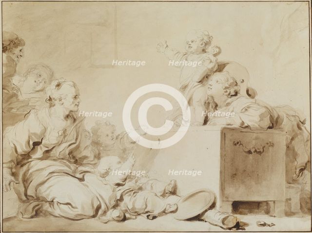 The Little Preacher, late 1770s. Creator: Jean-Honore Fragonard.