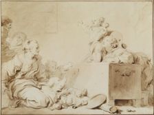The Little Preacher, late 1770s. Creator: Jean-Honore Fragonard