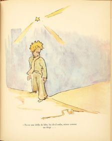 The Little Prince (Le Petit Prince), 1942-1943. Creator: Saint-Exupéry, Antoine de (1900-1944)