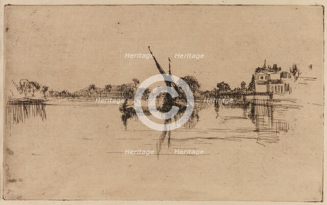 The Little Putney, 1879. Creator: James Abbott McNeill Whistler.