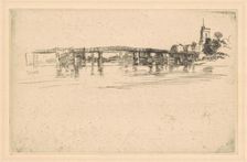 The Little Putney, No. 1, 1879. Creator: James Abbott McNeill Whistler