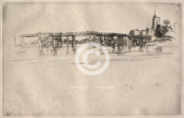 The Little Putney No. 1, 1879. Creator: James McNeill Whistler (American, 1834-1903).