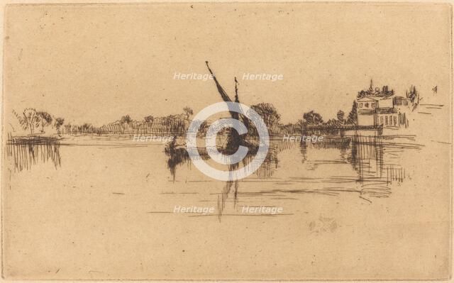 The Little Putney, No.II, 1879. Creator: James Abbott McNeill Whistler.