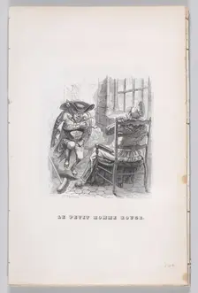 The Little Red Man from The Complete Works of Béranger, 1836. Creators: Louis-Henri Brevière, Cesar-Auguste Hebert