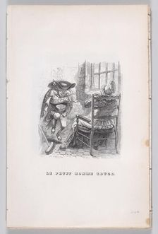 The Little Red Man from The Complete Works of Béranger, 1836. Creators: Louis-Henri Brevière, Cesar-Auguste Hebert