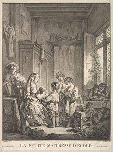 The Little Schoolmistress, mid to late 18th century. Creator: A. J. Defehrt