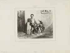 The Little Savoyard, c. 1825. Creator: Alexandre Gabriel Descamps
