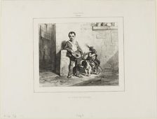The Little Savoyard, c. 1825. Creator: Alexandre Gabriel Descamps