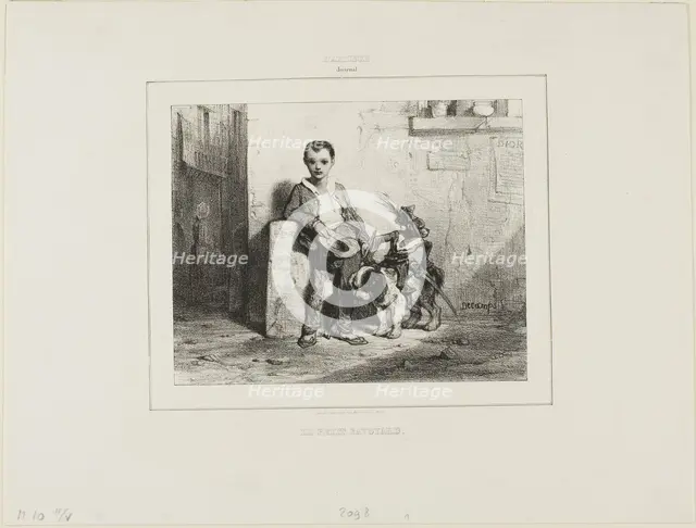 The Little Savoyard, c. 1825. Creator: Alexandre Gabriel Descamps.