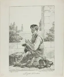 The Little Shoe-Shine Boy, n.d. Creator: Charles-Philibert de Lasteyrie