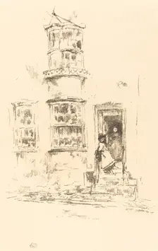 The Little Steps, Lyme Regis, 1895/1896. Creator: James Abbott McNeill Whistler