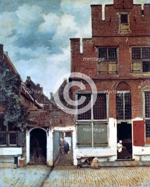 'The Little Street,' c1658.  Artist: Jan Vermeer