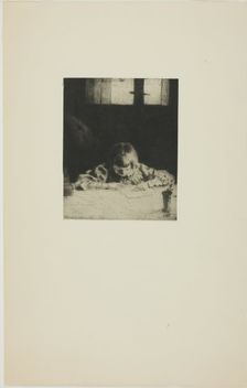 The Little Student, 1890. Creator: Julian Alden Weir