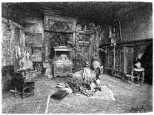 The little studio of Hans Makart, Vienna, Austria, c1880-1882