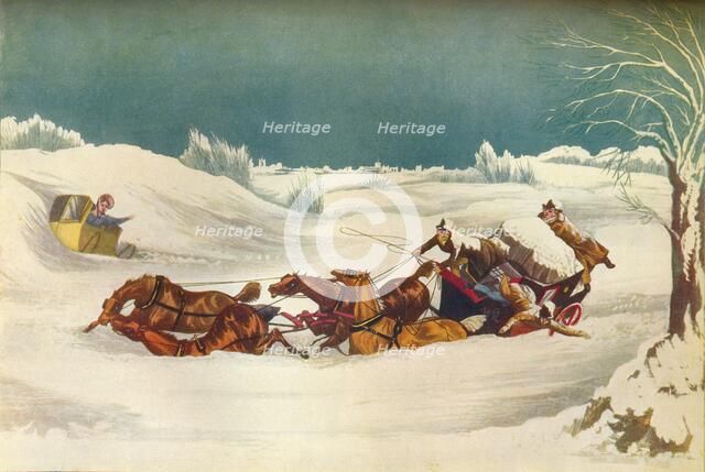 'The Liverpool Mail Near St. Albans', c19th century. Artists: Robert Havell , Henry Thomas Alken.