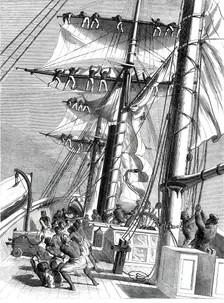 The Livingstone Expedition in Africa - H.M.S. "Lynx"..., 1860. Creator: Unknown