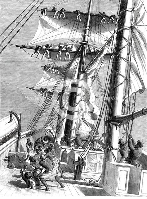 The Livingstone Expedition in Africa - H.M.S. "Lynx"..., 1860. Creator: Unknown.