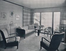 The living-room of a house designed by Howard T. Fisher for Miss Ruth Page 1935. Artist: Kaufman & Fabry Co