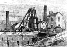 The Llanerch Colliery Disaster, Monmouthshire: the pit's mouth, 1890. Creator: Unknown