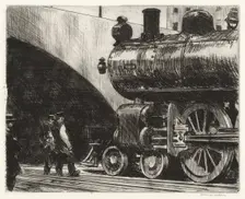 The Locomotive, 1923. Creator: Edward Hopper
