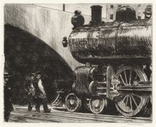 The Locomotive, 1923. Creator: Edward Hopper
