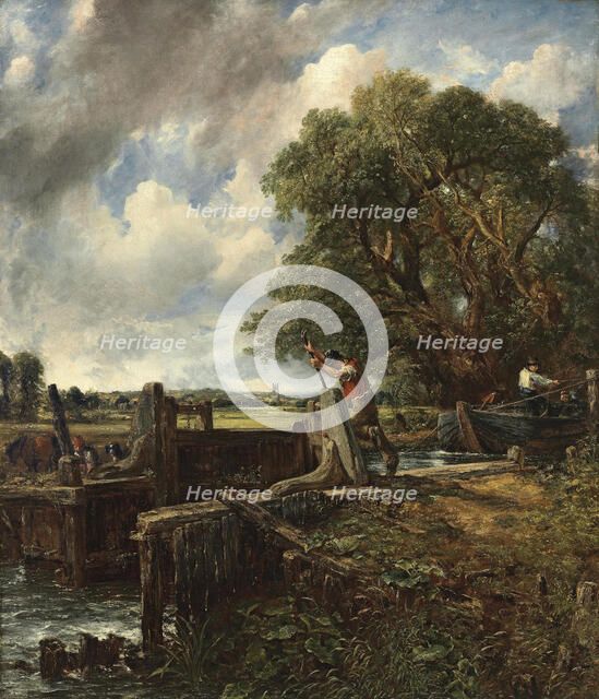 The Lock. Artist: Constable, John (1776-1837)