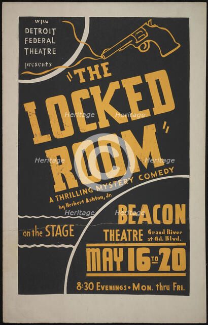 The Locked Room, Detroit, 1938. Creator: Unknown.