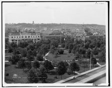 The Locks, Sault St. Marie, Mich., c1905. Creator: Unknown