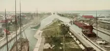 The Locks, Sault Ste. Marie, Michigan, ca 1900. Creator: Unknown