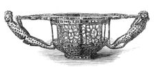 The Loan Collection, South Kensington Museum: bowl...with tiger handles, (Dacian, 5th century), 1868 Creator: Unknown