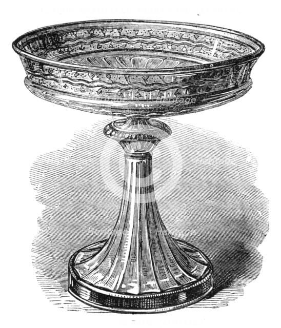 The Loan Collection, South Kensington Museum: glass centre-dish (Austrian), 1868. Creator: Unknown.