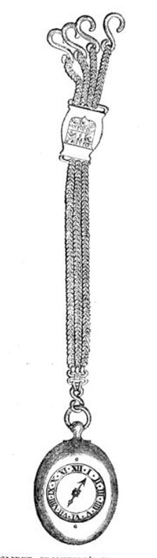 The Loan Collection, South-Kensington: Oliver Cromwell's watch, 1862. Creator: Unknown