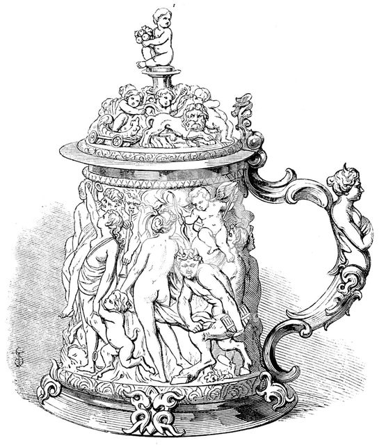 The Loan Collection, South-Kensington: Ivory tankard, 1862. Creator: Unknown.