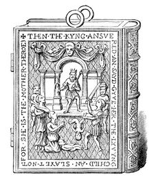 The Loan Collection, South-Kensington: Queen Elizabeth's prayer-book, 1862. Creator: Unknown