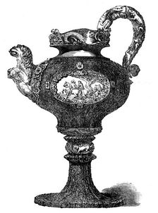 The Loan Collection, South-Kensington: Stag's horn ewer, 1862. Creator: Unknown