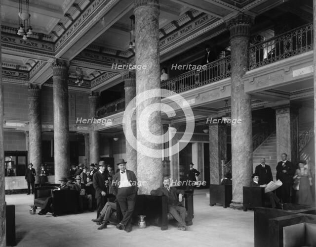The Lobby, Murphy's Hotel, Richmond, Va., c.between 1910 and 1920. Creator: Unknown.