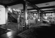 The Lobby, Manhanset House, Shelter Island, N.Y., between 1900 and 1905. Creator: Unknown