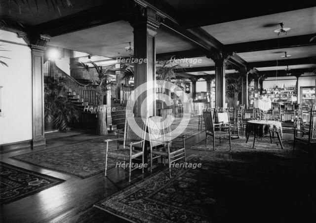 The Lobby, Manhanset House, Shelter Island, N.Y., between 1900 and 1905. Creator: Unknown.