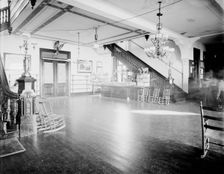 The Lobby, Hotel Kaaterskill, Catskill Mountains, N.Y., between 1900 and 1905. Creator: William H. Jackson
