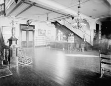 The Lobby, Hotel Kaaterskill, Catskill Mountains, N.Y., between 1900 and 1905. Creator: William H. Jackson
