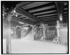The Lobby, Str. City of Cleveland, Detroit & Cleveland Navigation Co., c1908. Creator: Unknown