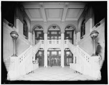 The Lobby, Union Trust Building, Detroit, Mich., between 1900 and 1906. Creator: Unknown
