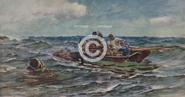'The Lobster Catchers', 1886, (1935). Artist: Colin Hunter.