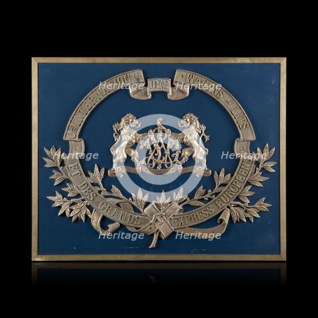 The logo of the Compagnie internationale des Wagons-lits et des Grands Express Européens, c. 1940.