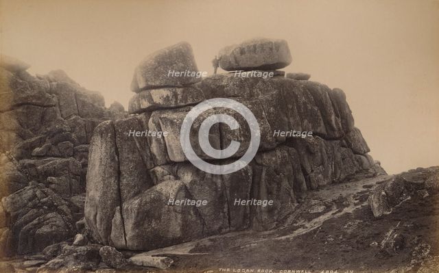 'The Logan Rock, Cornwall', 1929. Creator: Unknown.