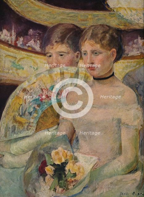 'The Loge', 1882. Artist: Mary Cassatt.