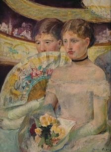 The Loge 1882. Artist: Mary Cassatt