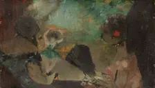 The Loge, c. 1883. Creator: Edgar Degas