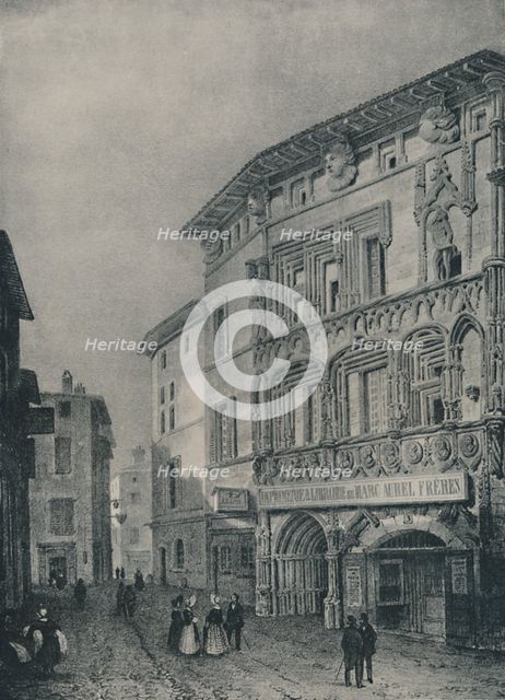 'The Lodging of Bonaparte at Valence', 1896. Artist: Unknown.
