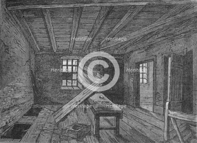 The loft used by the Cato Street Conspirators, London, 1820 (1878). Artist: Unknown.